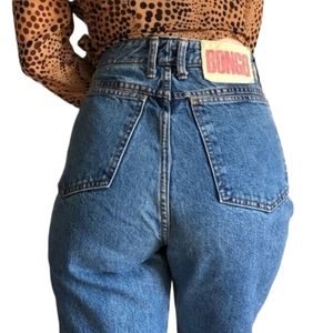 VTG BONGO High Waisted Straight Leg Mom Jeans Size 5